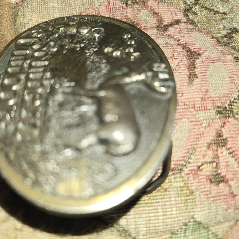 VINTAGE SOUTHERN OUTDOORS DEER THEME DESIGN BELT BUCKLE- HEAVY Stand Out - Picture 5 of 8